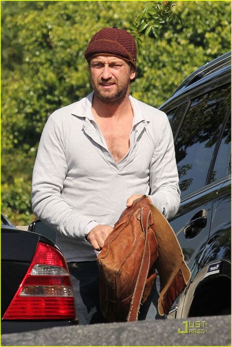 gerard butler hair|just jared gossip.